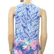 Lilly Pulitzer Essie Floral Printed Tunic Tank Top
