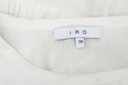 IRO Finley Ruffle Ivory Mini Dress