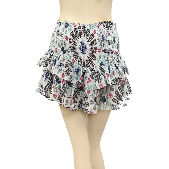 Free People FP One Pepita Printed Skort Shorts