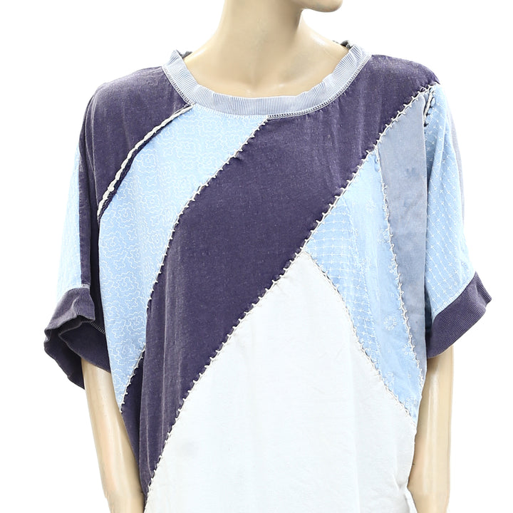 Free People We The Free Colorblock Oversized Tunic Top
