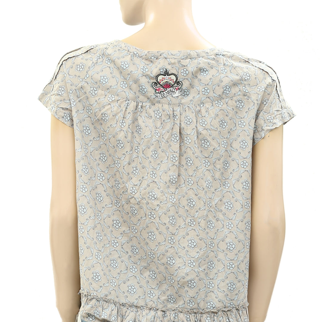Odd Molly Anthropologie Amplify Blouse Top