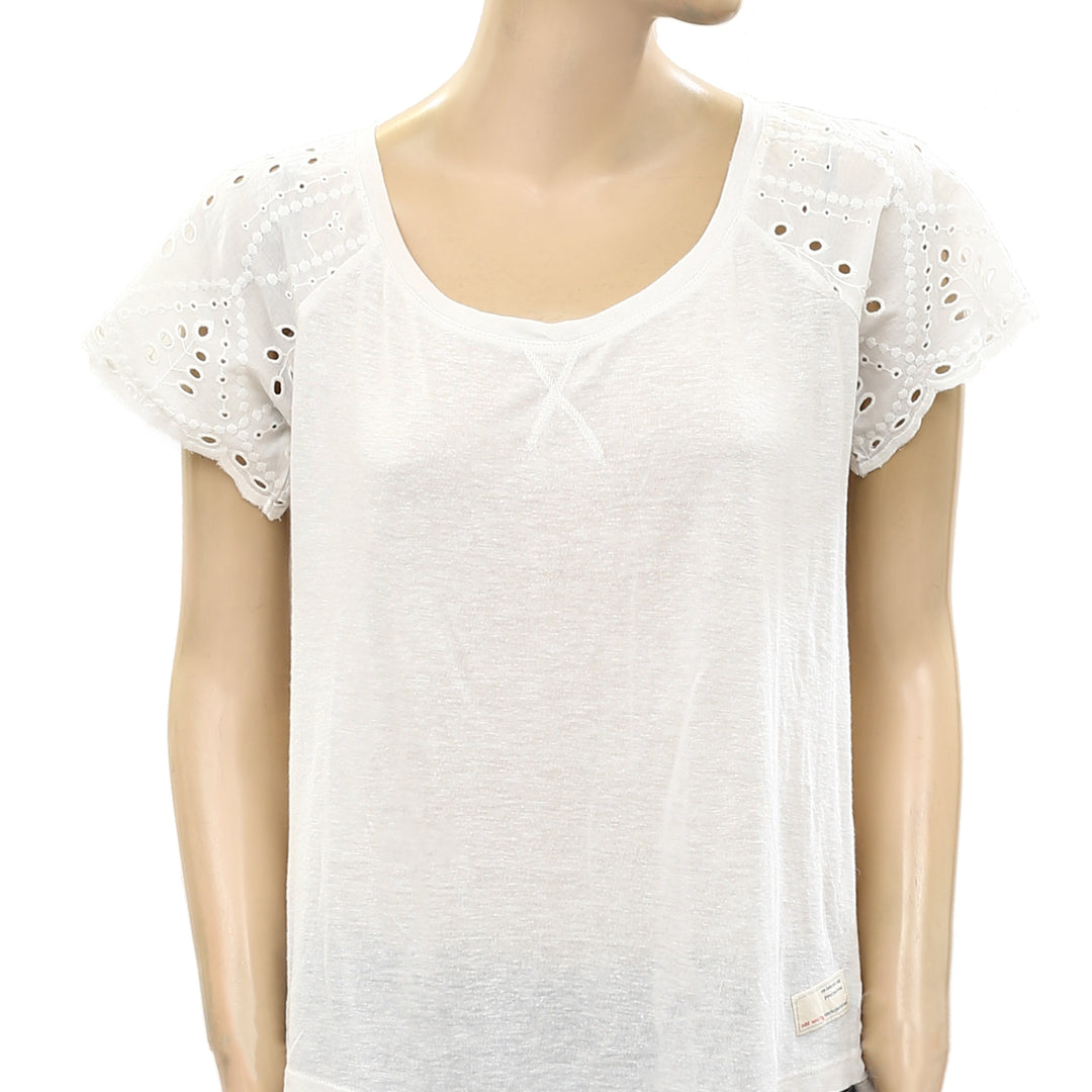 Odd Molly Anthropologie Eyelet Embroidered Blouse Top