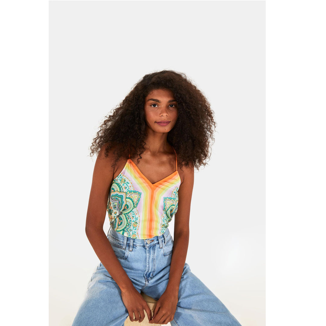 Farm Rio Anthropologie Mandalina Cami Tank Top