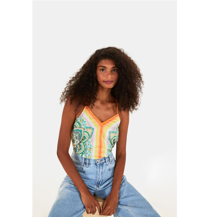 Farm Rio Anthropologie Mandalina Cami Tank Top
