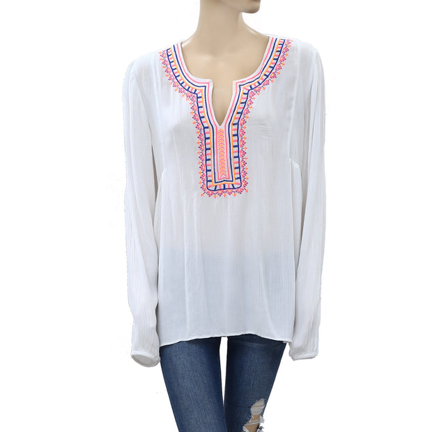 Lilly Pulitzer Dahle Embroidered Tunic Top