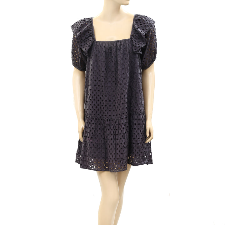 HappyxNature Kate Hudson Solara Eyelet Mini Dress