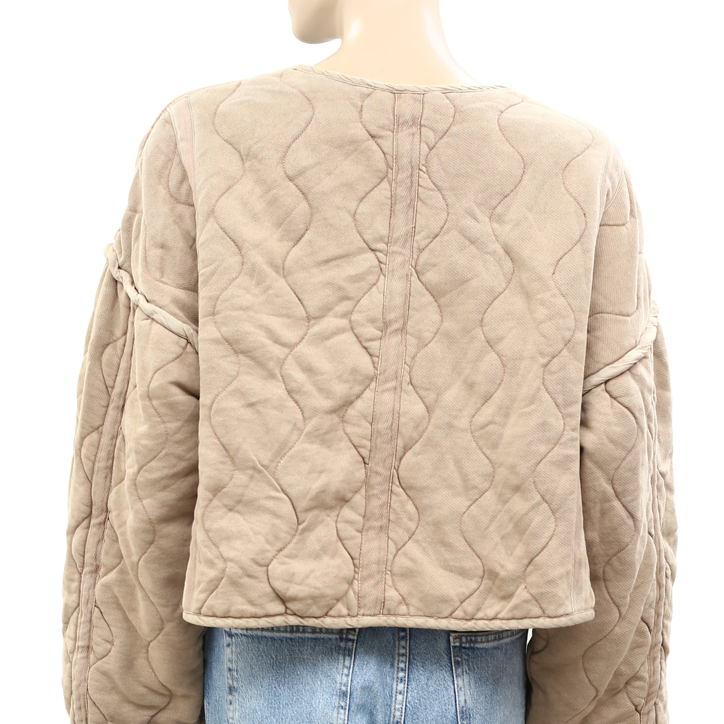 Free People Quilted Jacket Top