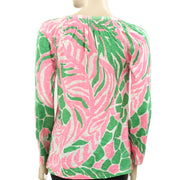 Lilly Pulitzer Smocked Tunic Top