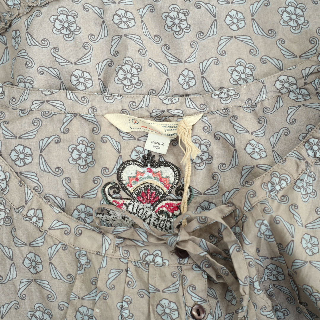 Odd Molly Anthropologie Amplify Blouse Top