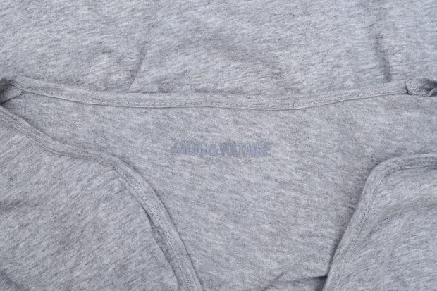 Zadig &amp; Voltaire Tunisien MC 纯色 T 恤束腰 T 恤 L 号