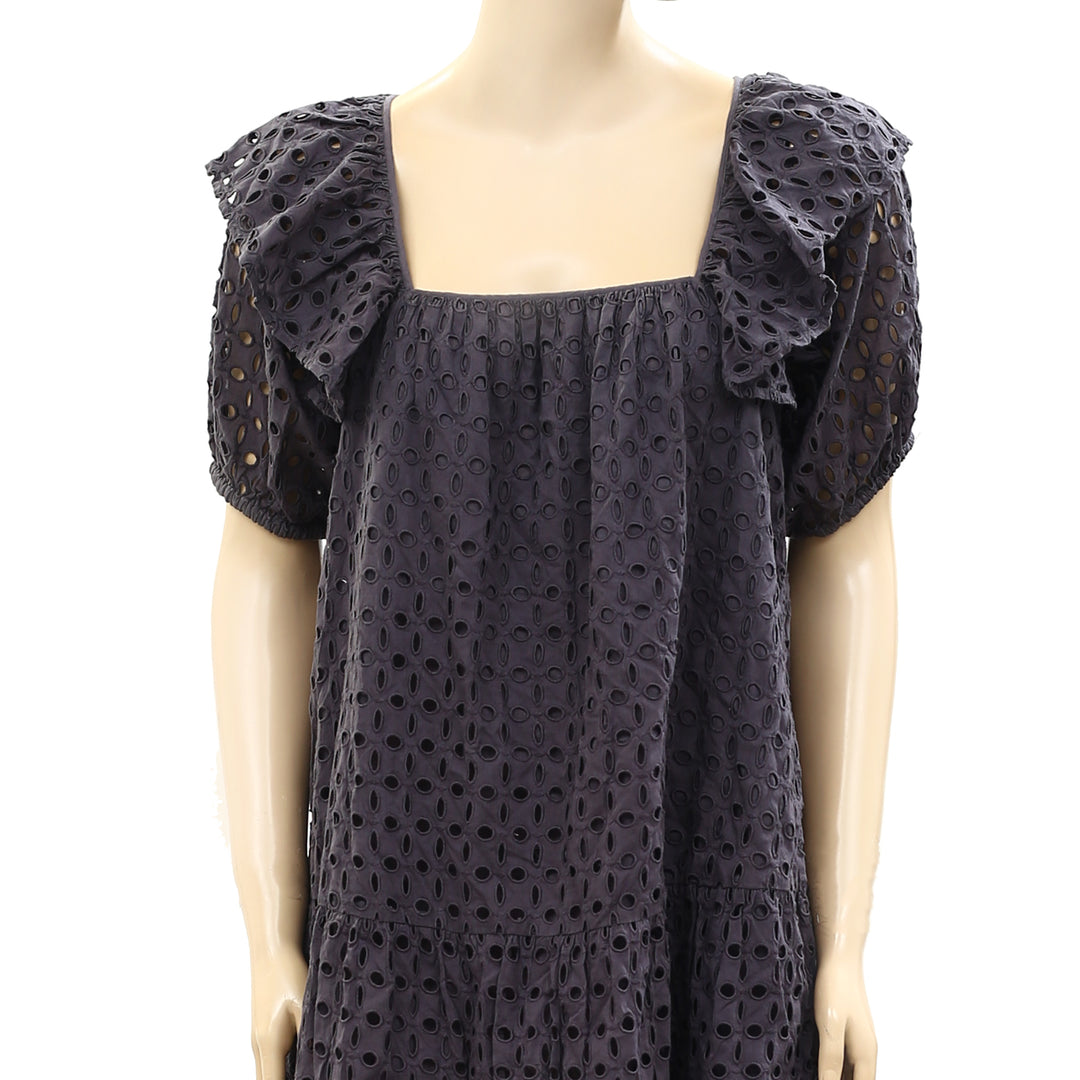 HappyxNature Kate Hudson Solara Eyelet Mini Dress