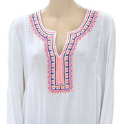 Lilly Pulitzer Dahle Embroidered Tunic Top