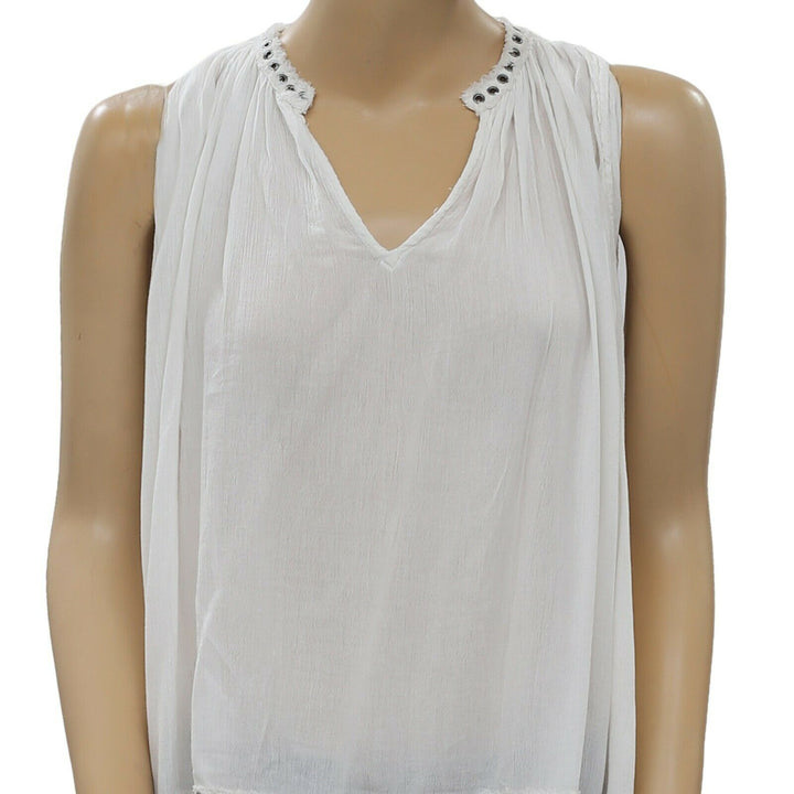 Denim & Supply Ralph Lauren Studded Blouse Top