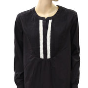Odd Molly Anthropologie Eyelet Embroidered Tunic Top