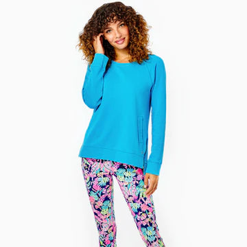 Lilly Pulitzer Luxletic Beach Comber Pullover Tunic Top