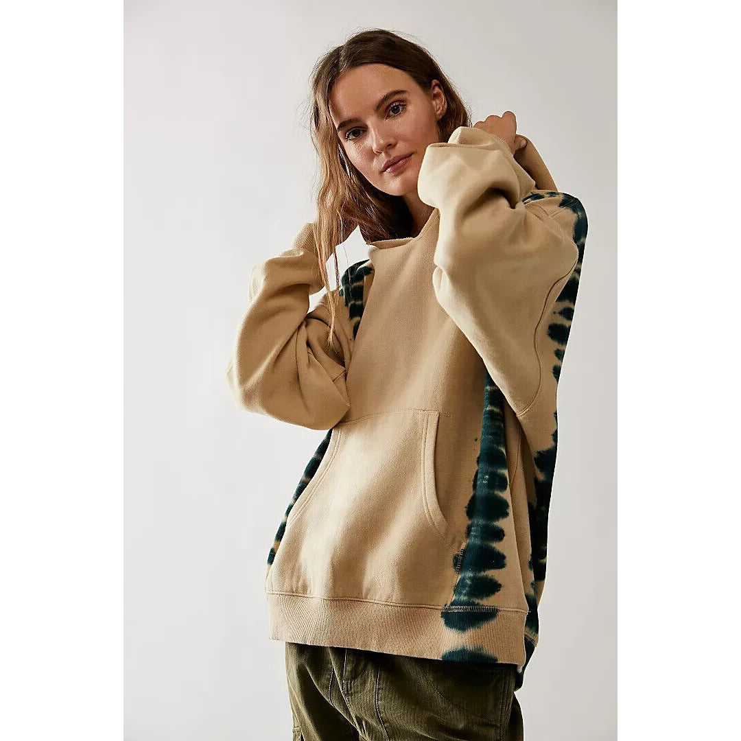 Free People We The Free Washed It's A Vibe Printed Hoodie