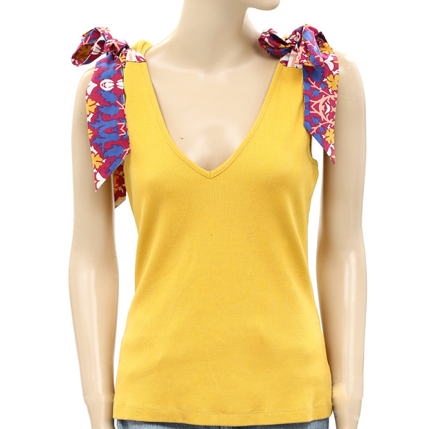 Maeve Anthropologie Bow-Tie Tank Blouse Top