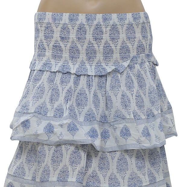Malvin Floral Printed Smocked Mini Skirt