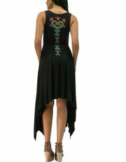 Caite Anthropologie Siren Handkerchief Midi Dress