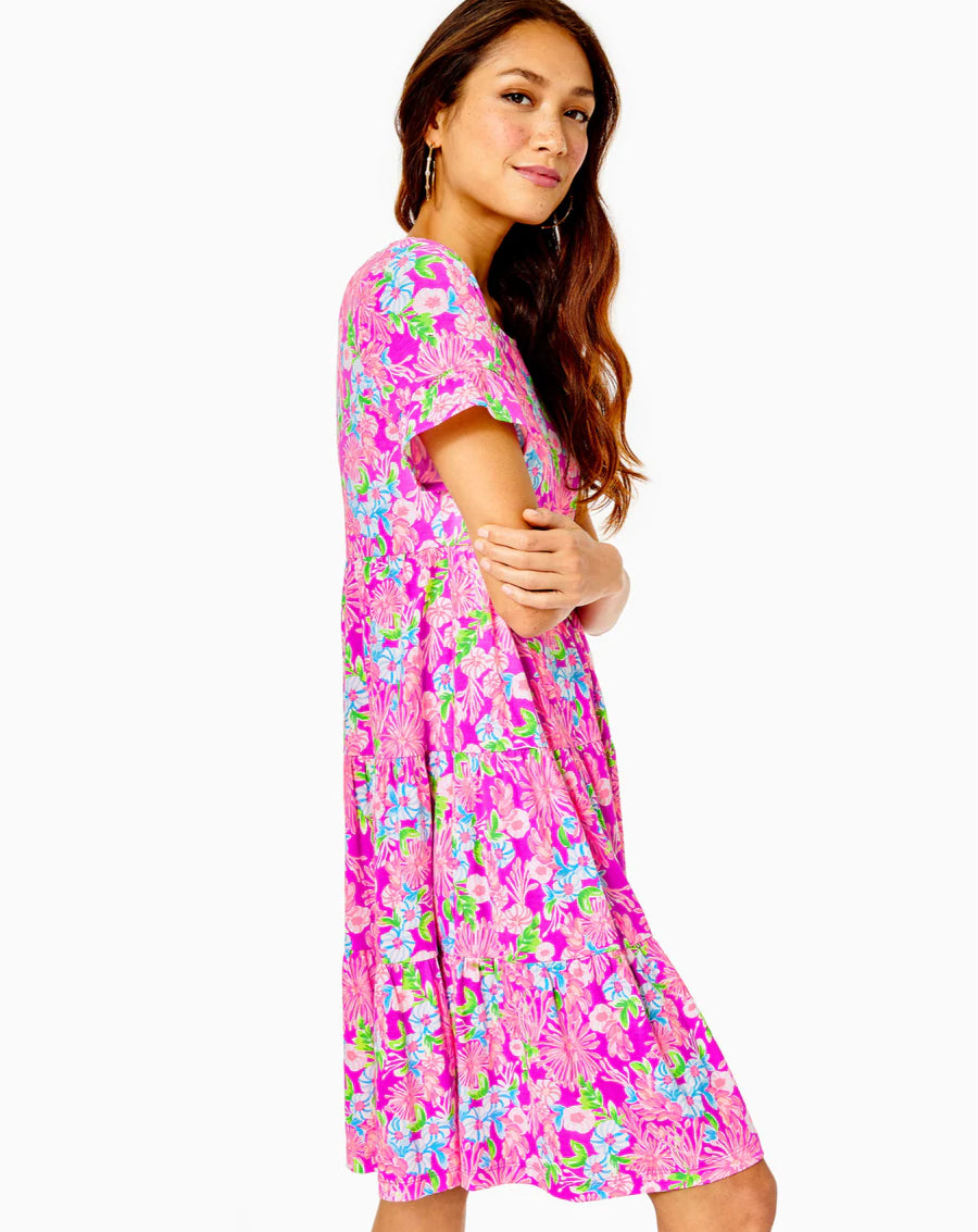 Lilly Pulitzer Jodee Short Sleeve Swing Mini Dress