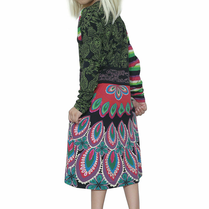 Desigual Kids Girl Printed Midi Dress