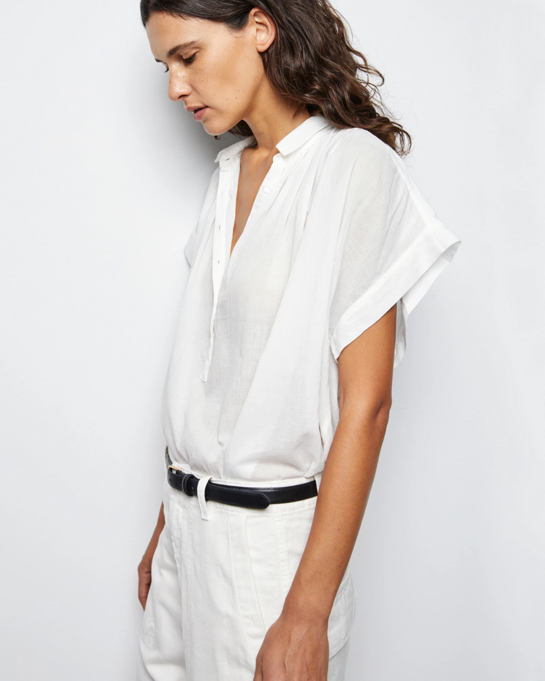 Nili Lotan Normandy Shirt Tunic Top