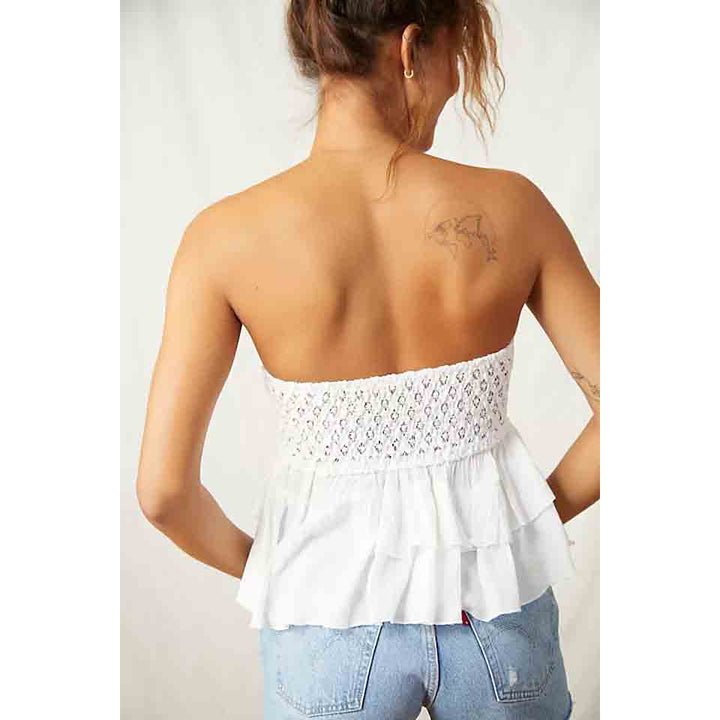 Intimately Free People Adella Corset Cami Tube Blouse Top