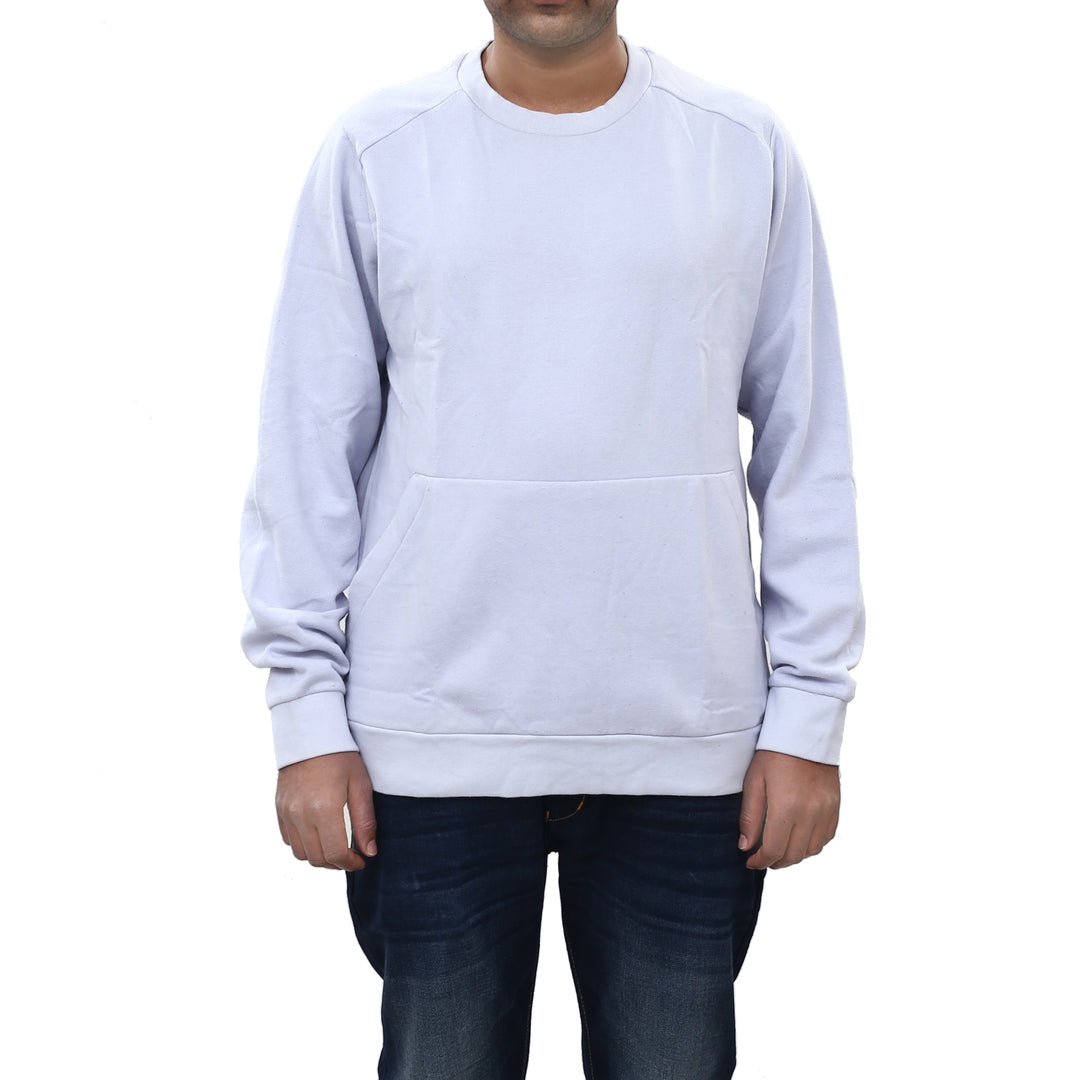 Bonobos Solid Men's Slim Fit Pullover Sweatshirt Top – White