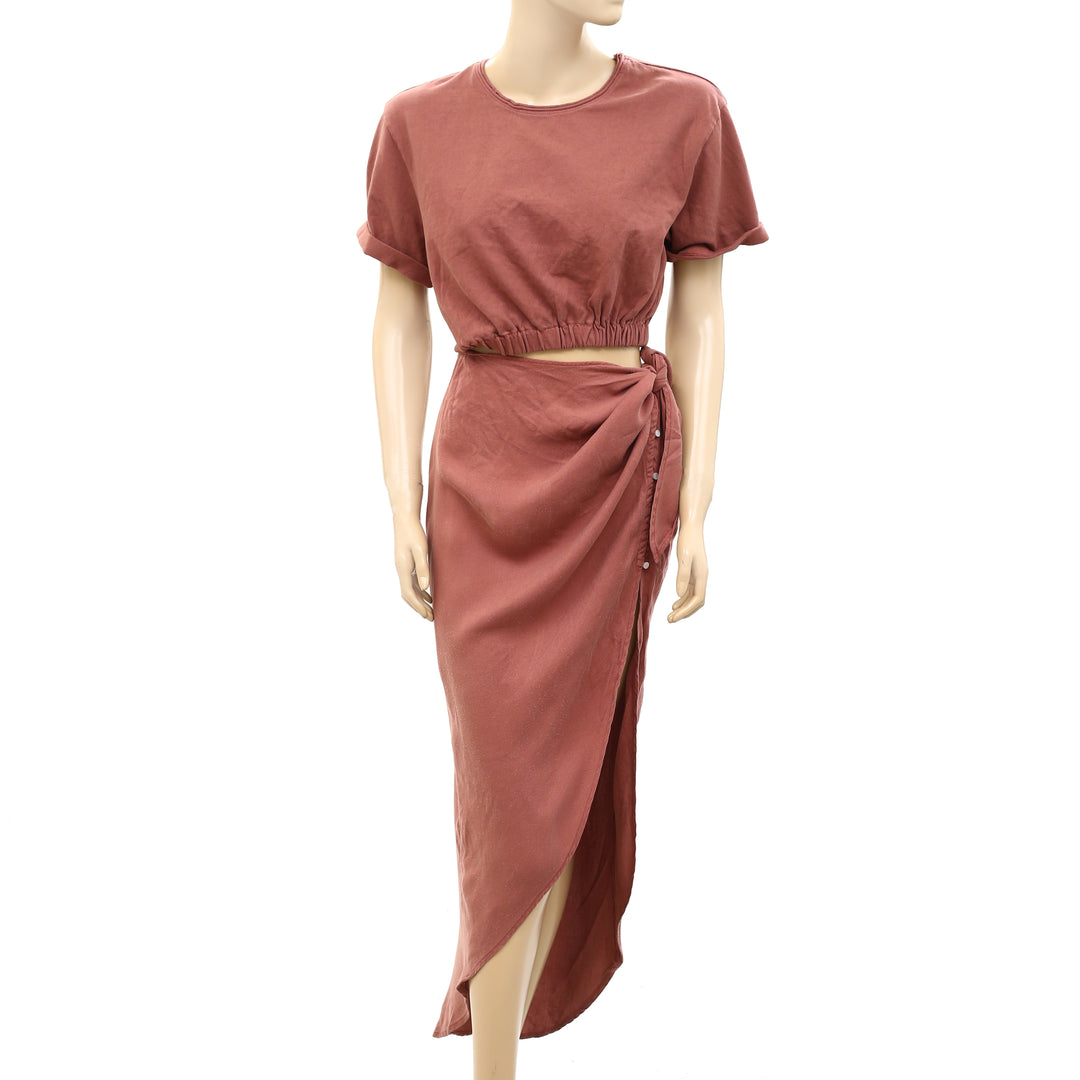 free people maxi wrap dress Tilda Wrap Dress