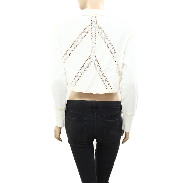Free People We The Free Lost Cause Cardi Blouse Top