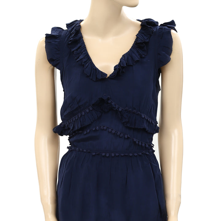 Sea New York Hemingway Tiered Lace Tunic Shirt Top