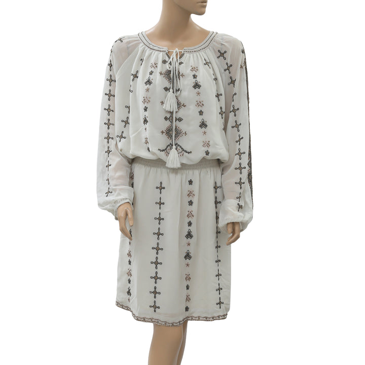 Joanna Hope Sequin Embellished Blouson Dress