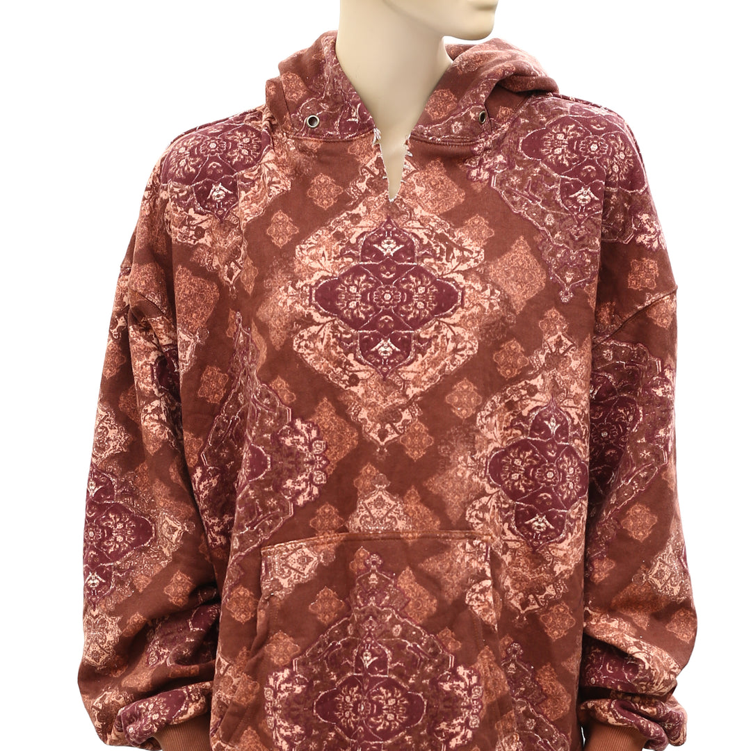 Free People We The Free It's A Vibe Print Hoodie Top