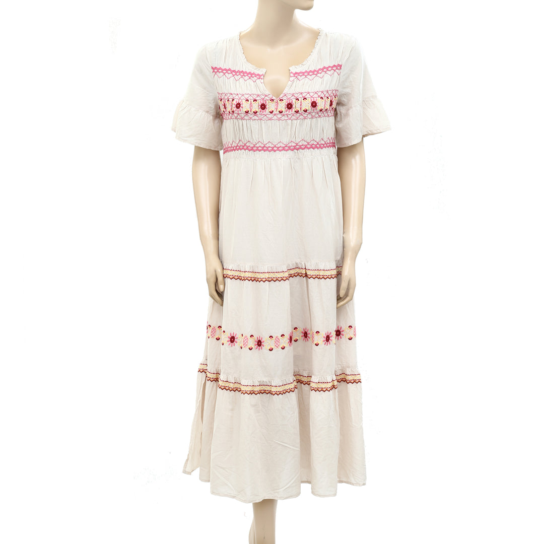 Odd Molly Anthropologie Signe Long Midi Dress