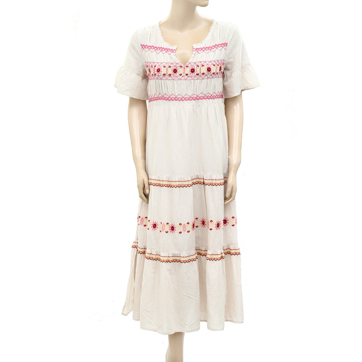 Odd Molly Anthropologie Signe Long Midi Dress