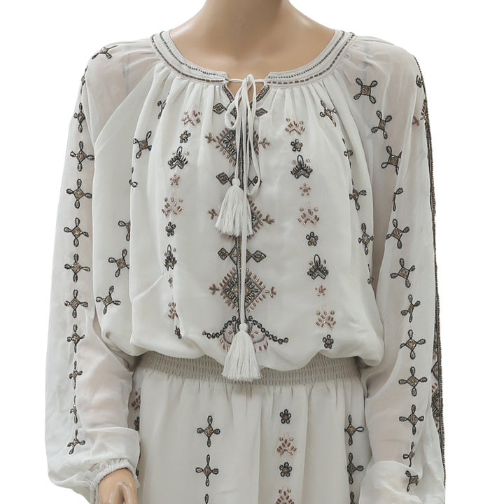 Joanna Hope Sequin Embellished Blouson Dress