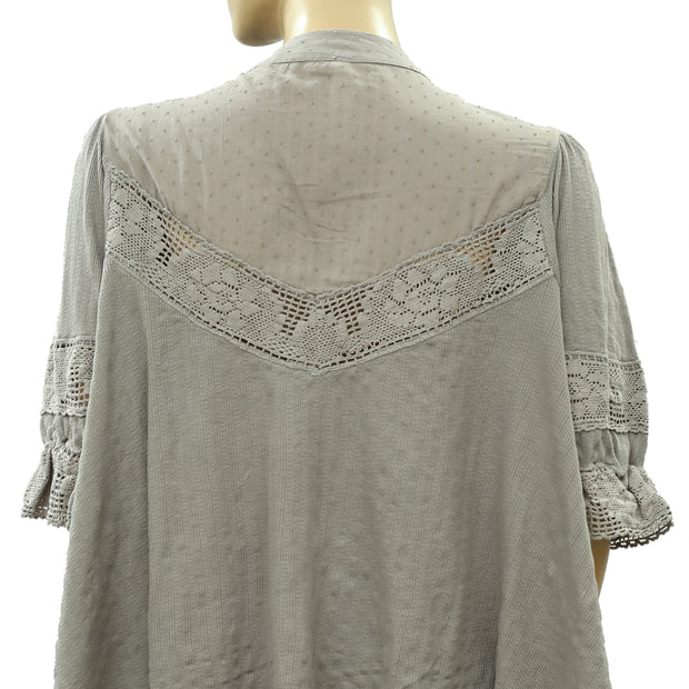 Free People Walk In The Park Blouse Top