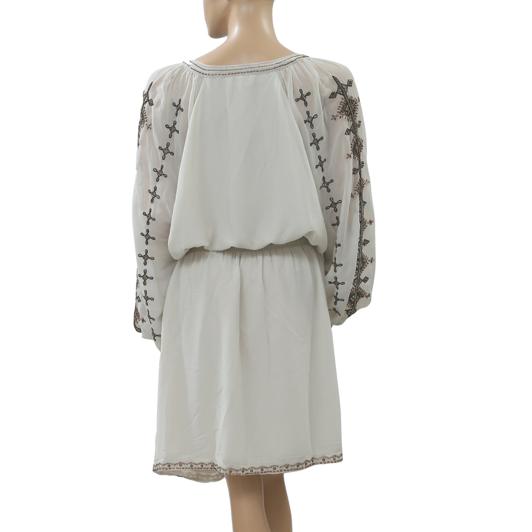 Joanna Hope Sequin Embellished Blouson Dress