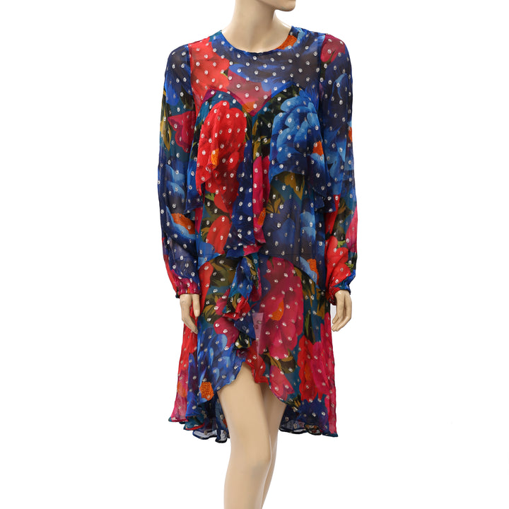 Farm Rio Anthropologie Maxi Bloom Mini Dress