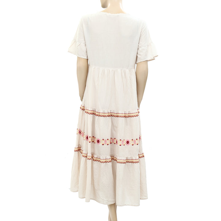 Odd Molly Anthropologie Signe Long Midi Dress