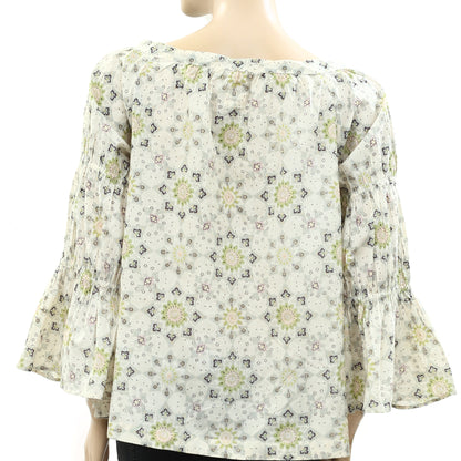 Odd Molly Anthropologie Geo Printed Blouse Top