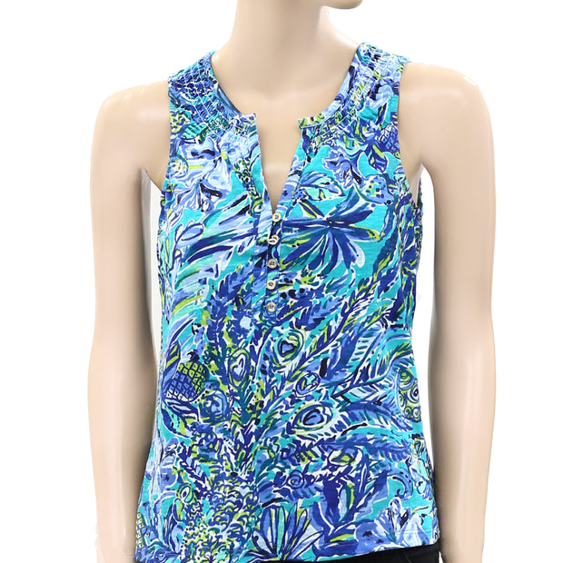 Lilly Pulitzer Essie Tank Blouse Top