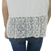 Kimchi Blue Urban Outfitters Embroidered Blouse Top