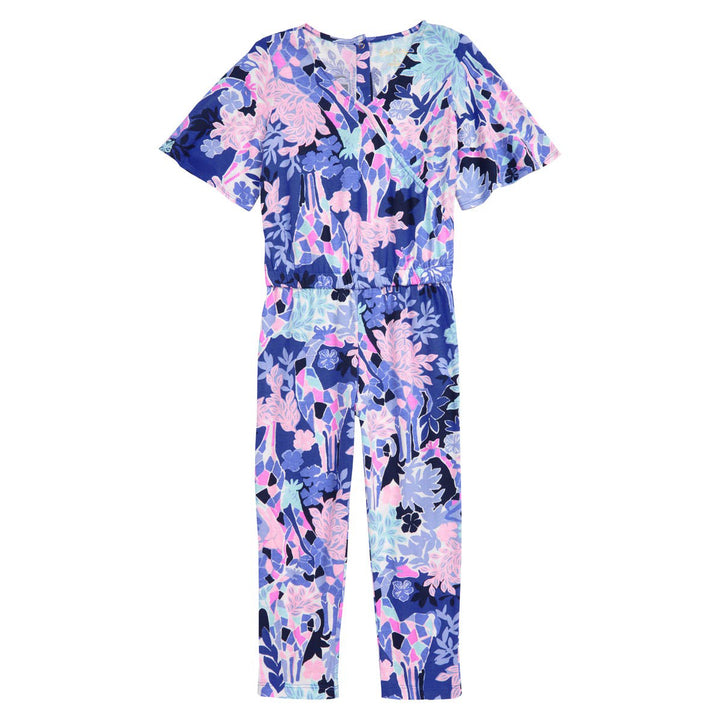 Lilly Pulitzer Girls Mini Maliah Floral Jumpsuit