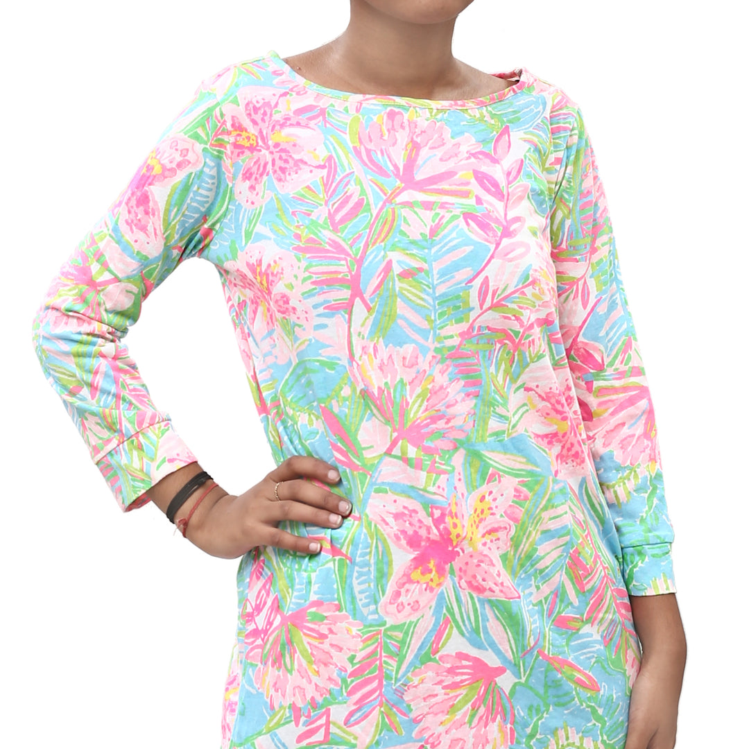 Lilly Pulitzer 儿童女孩迷你连衣裙 XL 12-14 岁