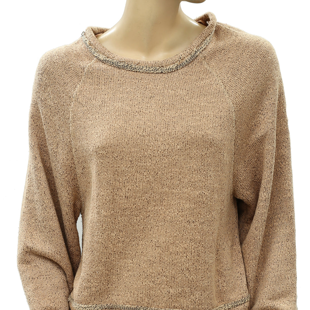 Free People Jade Pullover Sweatshirt Top