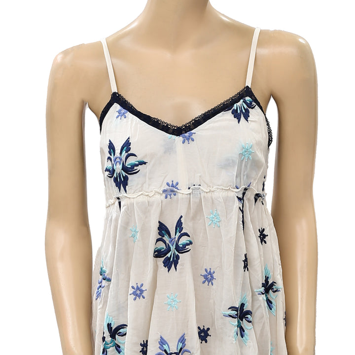 Odd Molly Anthropologie Floral Embroidered Dress