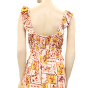 Urban Outfitters UO Rockaway Smocked Romper Dress
