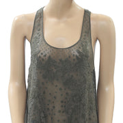 High Use Embroidered Tunic Tank Top