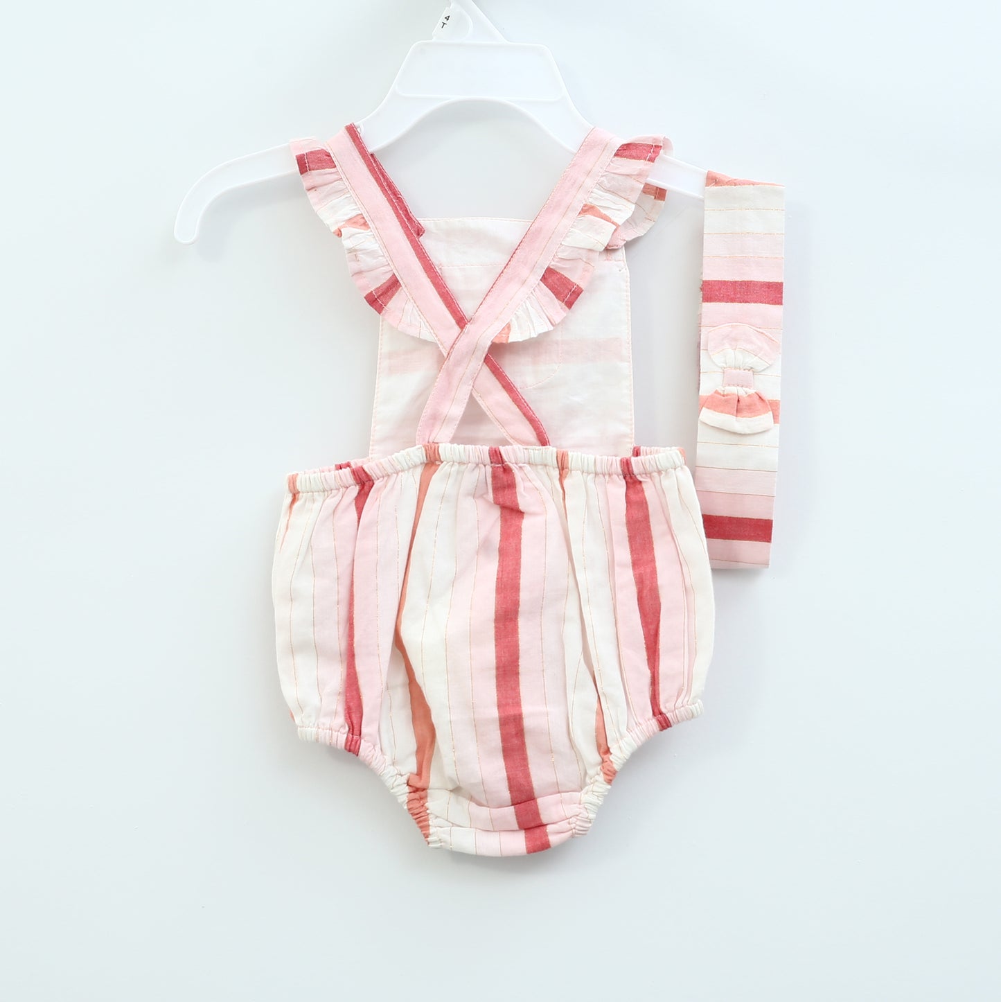 White Chocolate Baby Striped Toddler Romper Bodysuit Kids 0-3 Month
